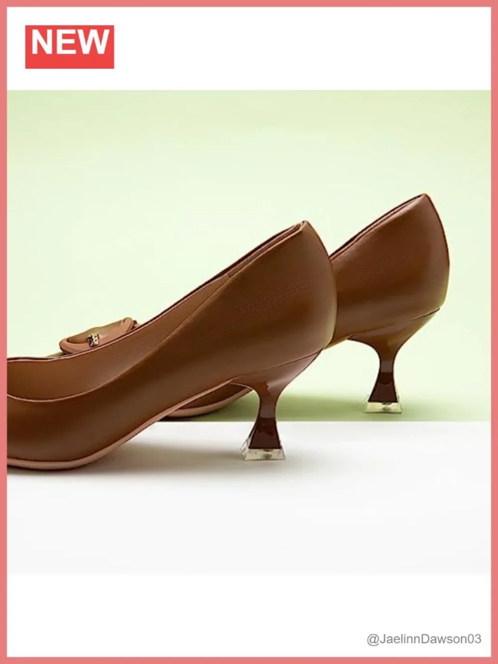 Kitten Heels for Women Pointed Toe Low Heel Pumps Leather Wedding Shoes
